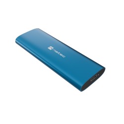 Externí box pro SSD Natec RHINO M.2 NVME LITE USB-C 3.2 GEN 2, hliníkové tělo, HORIZON BLUE