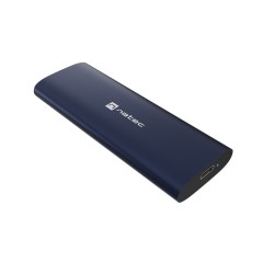 Externí box pro SSD Natec RHINO M.2 NVME LITE USB-C 3.2 GEN 2, hliníkové tělo, STEEL NAVY