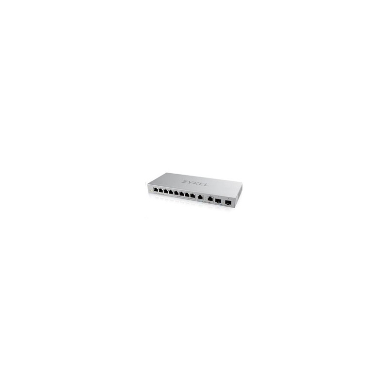 Zyxel XGS1010-12 12-port Gigabit Switch, 8x gigabit RJ45, 2x 2,5GbE RJ45, 2x SFP+