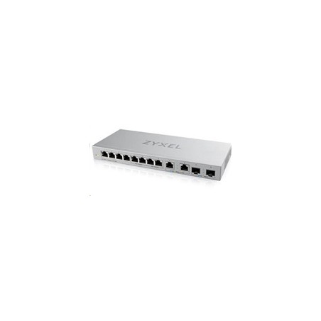 Zyxel XGS1010-12 12-port Gigabit Switch, 8x gigabit RJ45, 2x 2,5GbE RJ45, 2x SFP+