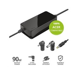 BAZAR - TRUST napájecí adaptér MAXO pro notebooky ACER 90W, vč. koncovek - poškozený obal