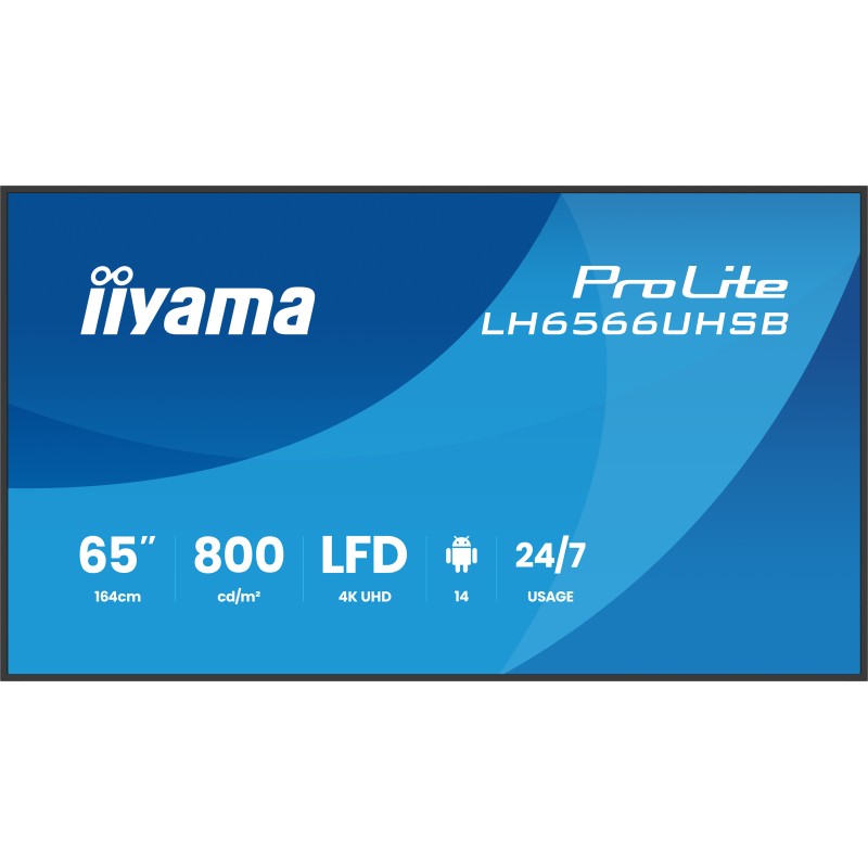 65" 3840x2160 UHD VA VESA Mount 800x800