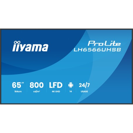 65" 3840x2160 UHD VA VESA Mount 800x800