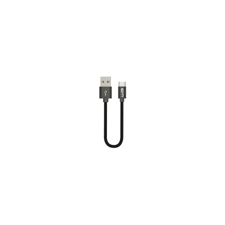 WG - Datový kabel Type-C na USB-A, 20 cm, černá