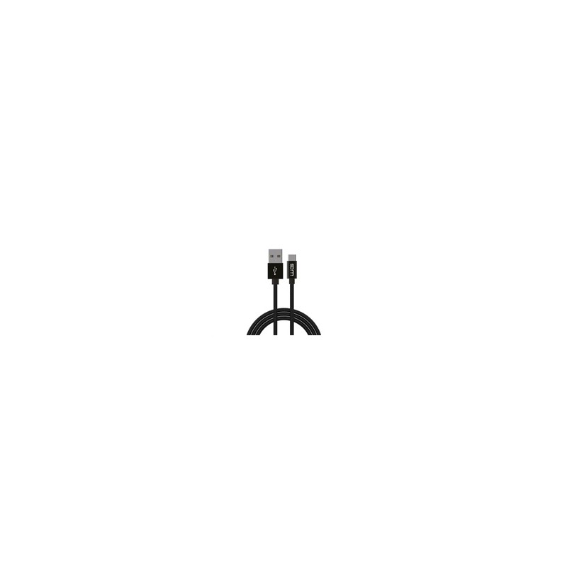 WG - Datový kabel Type-C na USB-A, 50 cm, černá