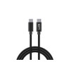 WG - Datový kabel Type-C na Type-C, 50 cm, černá