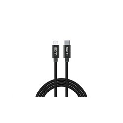 WG - Datový kabel Type-C (male) na Micro USB (male), 1 metr, černá
