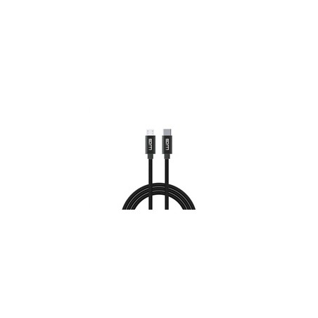WG - Datový kabel Type-C (male) na Micro USB (male), 1 metr, černá