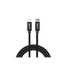 WG - Datový kabel Type-C (male) na Micro USB (male), 1 metr, černá