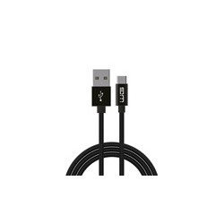 WG - Datový kabel SUPER CHARGE Type-C na USB-A, 1 metr, 5 A, černá
