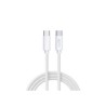 WG - Datový kabel Type-C na Type-C, 1 metr, 3 A, bílá