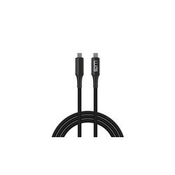 WG - Datový kabel Type-C na Type-C, 1 metr, 5 A, 240 W, 40Gbps, USB4, černá