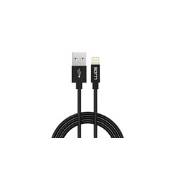 WG - Datový kabel Lightning na USB-A, 1 metr, černá