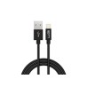 WG - Datový kabel Lightning na USB-A, 1 metr, černá