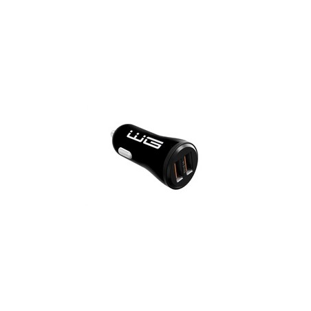 WG - Autonabíječka 2x USB-A, 5 V, 2.1 A, černá