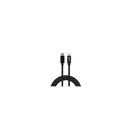 WG - Datový kabel Lightning na Type-C, 50 cm, černá