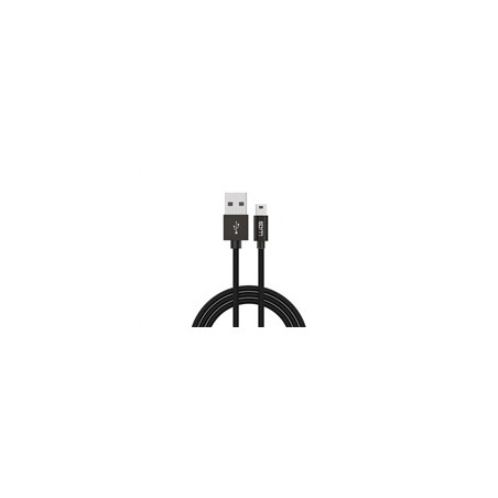 WG - Datový kabel USB Mini-B (5 pins) na USB-A, 3 metry, černá