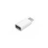 WG - Adaptér Micro USB (female) na Type-C (male), bílá