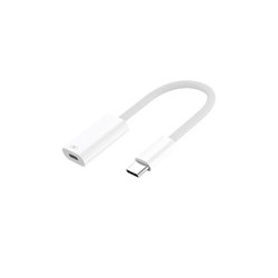 WG - Adaptér USB-C (male) na Lightning (female), bílá