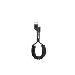 WG - Datový kabel Micro USB na USB-A, 1 metr, kroucený, černá