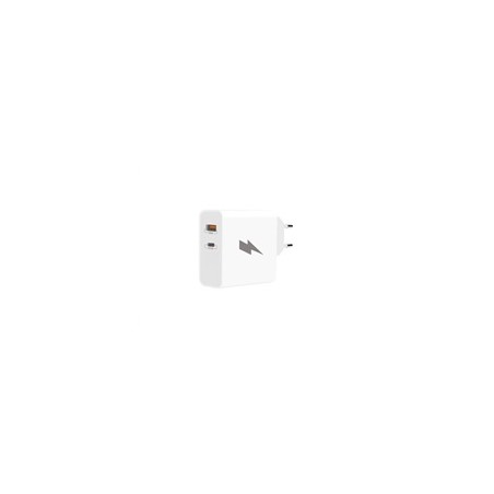 WG - Síťová nabíječka 2x USB, 1x USB-C PD 45 W + 1x USB-A QC3.0 18 W, bílá