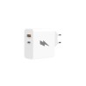 WG - Síťová nabíječka 2x USB, 1x USB-C PD 45 W + 1x USB-A QC3.0 18 W, bílá