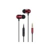 WG - Sluchátka HF stereo 3.5 mm Jack, červená