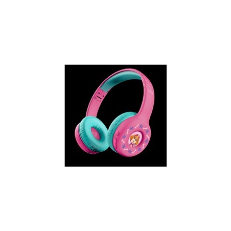 TRUST bezdrátová sluchátka Nouna Tlapková Patrola, Bluetooth, Růžová