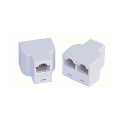 Dvojspojka RJ45, 1x8p8c/2x8p8c - telefonní
