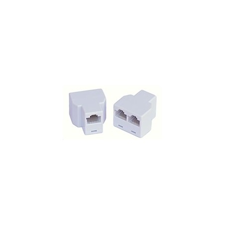 Dvojspojka RJ45, 1x8p8c/2x8p8c - telefonní