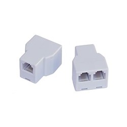 Dvojspojka RJ11, 1x6p4c/2x6p4c - telefonní