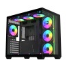 FSP M341-BA/Midi Tower/Transpar./Černá