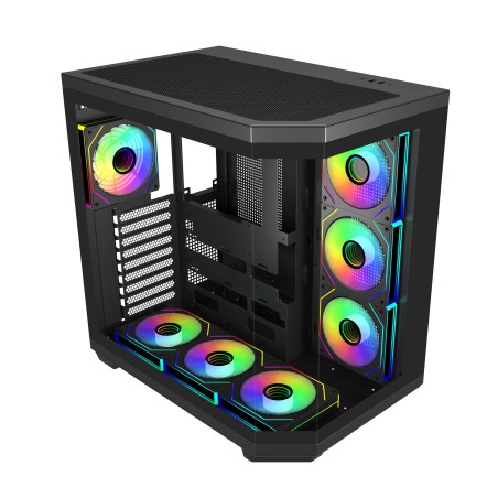 FSP U580-BA/Big Tower/Transpar./Černá