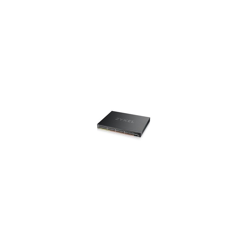 Zyxel XMG2230-52HP, L3 Access Switch, 16x 2.5G, 32x 1G, AC:960W PoE , DC:2400W PoE, 4 x SFP+ Uplink, incl 1 yr NebulaF