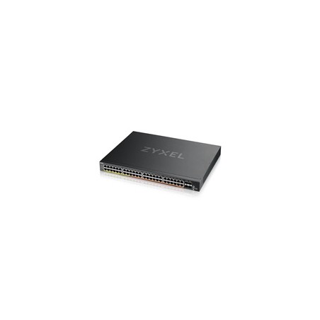 Zyxel XMG2230-52HP, L3 Access Switch, 16x 2.5G, 32x 1G, AC:960W PoE , DC:2400W PoE, 4 x SFP+ Uplink, incl 1 yr NebulaF