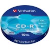 VERBATIM CD-R Verbatim DL 700MB 52x Extra protection 10-spindl RETAIL 43725
