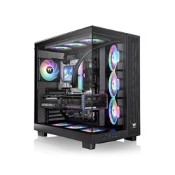 BAZAR THERMALTAKE Case View 380 XL TG ARGB, ATX, Průhledná bočnice, 4x 120mm ARGB Fan, černá POŠKOZENÝ OBAL
