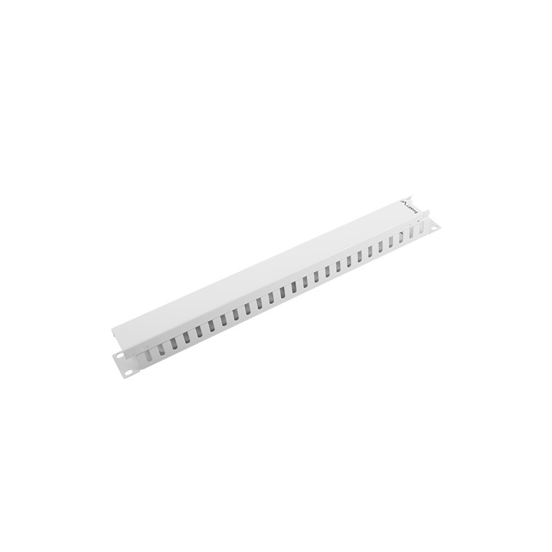 19" Panel pro správu kabelů typ A 1U šedý Lanberg