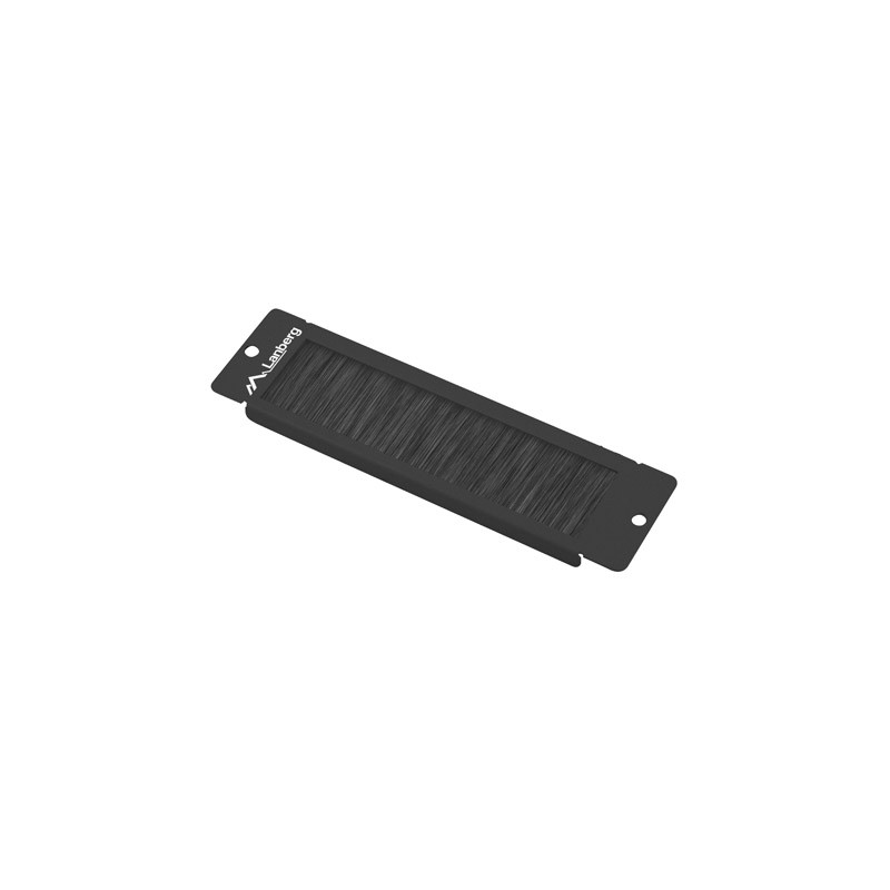 10" KARTÁČOVÝ PANEL PRO VSTUP KABELŮ ČERNÝ LANBER
