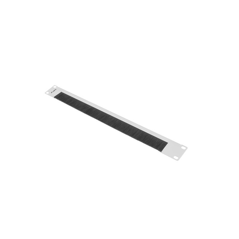 19" kartáčový Panel 1U AK-1103-S šedý Lanberg