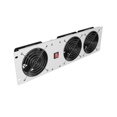 VERTIKÁLNÍ VENTILAČNÍ PANEL 19?? 3U PRO RACK TŘI V AK1506S