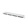 Lanberg Patch Panel 24 portů 0,5U 19?? CAT.5E UTP šedý LAN