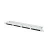 PATCH PANEL 24 PORTŮ 0,5U 19?? CAT.5E UTP ŠEDÝ LAN