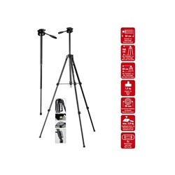 BAZAR - Braun stativ LW 168S (62-168cm, 1500 g, 3-směrná hlava, max.5kg, monopod) - POŠKOZENÝ OBAL