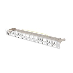 PATCH PANEL PRÁZDNÝ 48 PORTŮ 1U 19" FTP PRO MODULY KEYSTONE ŠEDÝ LANBERG