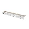 PATCH PANEL PRÁZDNÝ 48 PORTŮ 1U 19" FTP PRO MODULY KEYSTONE ŠEDÝ LANBERG