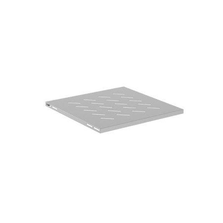 Police pro 19" skříně 600MM šedá Lanberg (1U/480X475MM Nosnost do 120KG, 4BODOVÁ montáž)