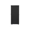 19" Volně stojící racková skříň 47U 800X1200 černé skleněné dveře LCD Lanberg (Flat Pack) V2