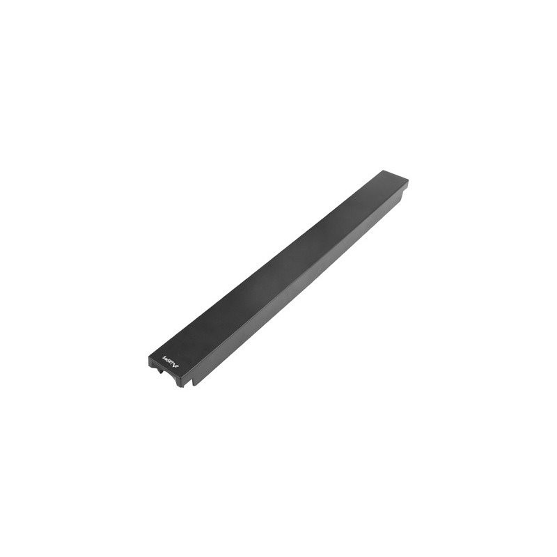 19" plastový rychlomontážní ohnivzdorný zaslepovací Panel 1U černý Lanberg
