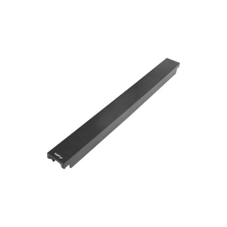 19" plastový rychlomontážní ohnivzdorný zaslepovací Panel 1U černý Lanberg